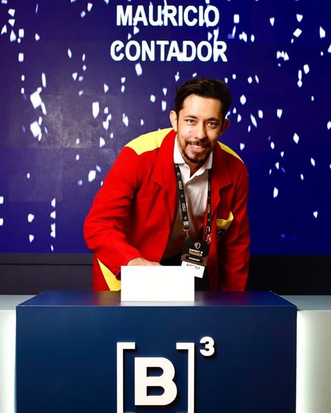 Contador do Investidor em evento — Mau · B3